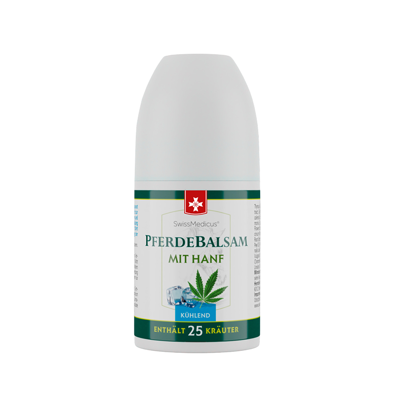 Pferdebalsam with hemp cooling roll-on