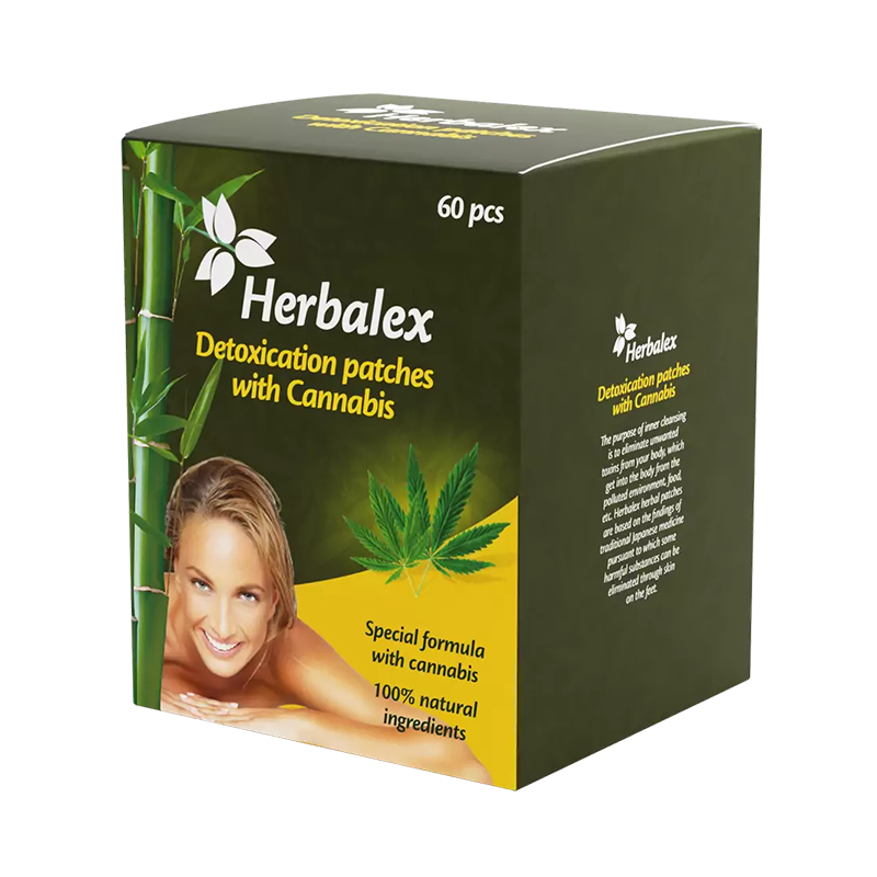 Detox patches with hemp