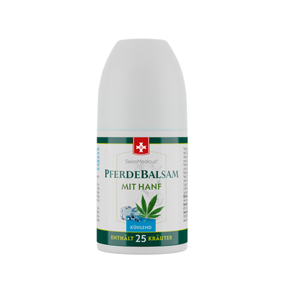 Pferdebalsam with hemp cooling roll-on