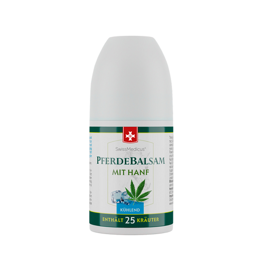 Pferdebalsam with hemp cooling roll-on