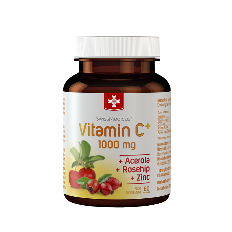 Vitamin C+ 1000 mg 60 Kapseln