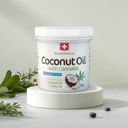 Coconut oil with hemp 250 ml