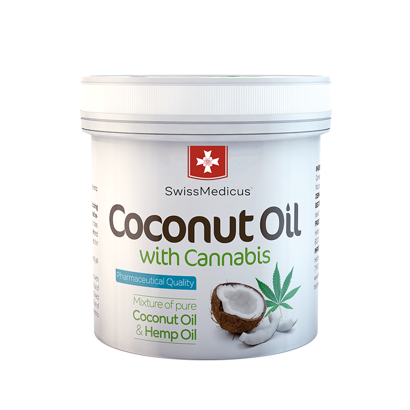 Coconut oil with hemp 250 ml